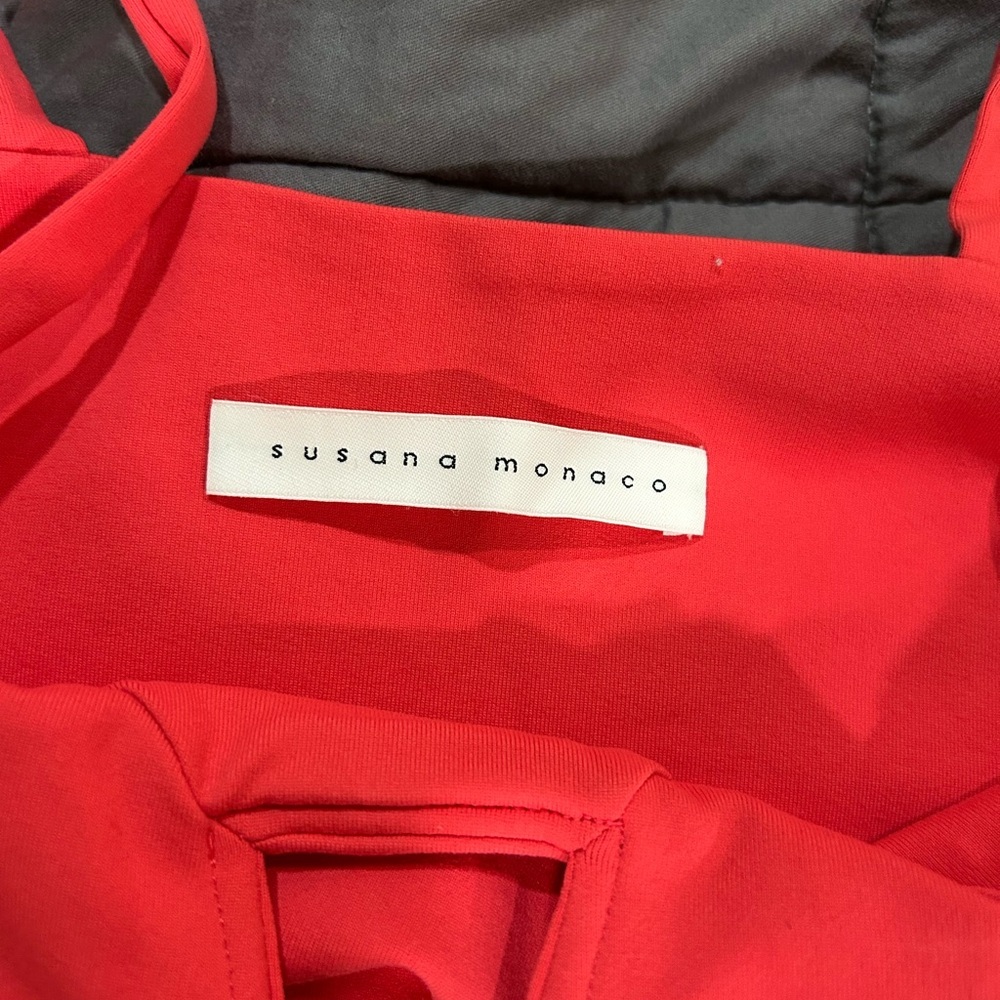 REVOLVE ANGLED WIRE SUSANA MONACO TOP SMALL COLOR WATERMELON - Picture 4 of 6